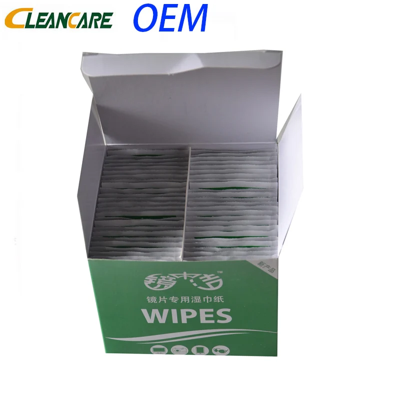 Nonwoven Fabric Lens Printhead Optical Glasses Cleaning Wipes