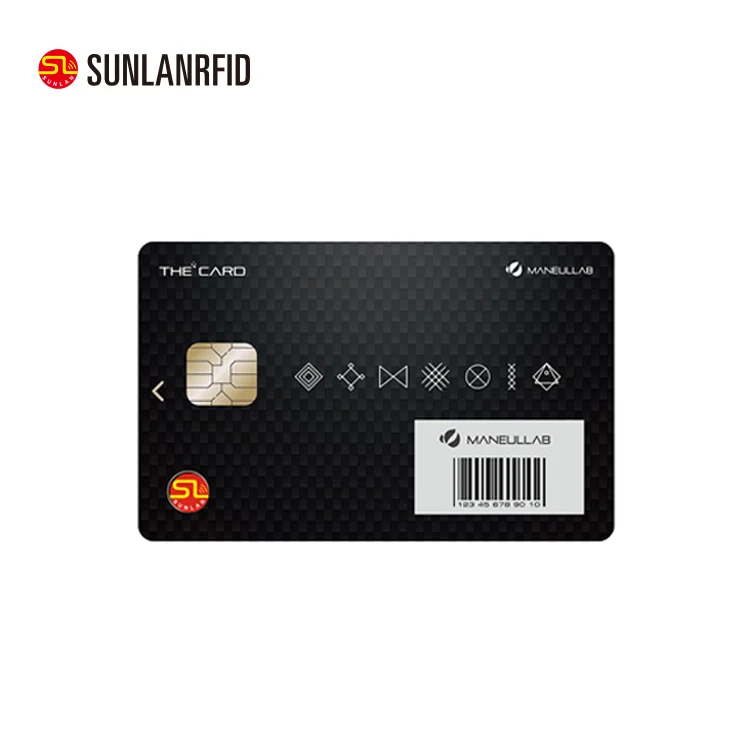 2018 новый дизайн, черный ПВХ визитная Карточка RFID смарт-карты