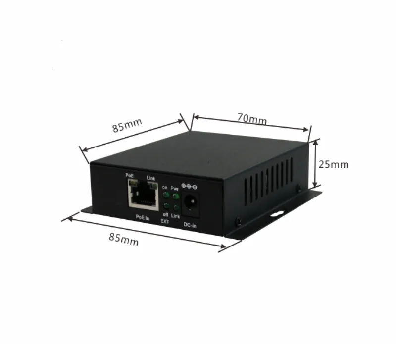 30w 90w Hi-POE 2 port gigabit poe extender 10 100 1000mbps extending 150m 300m power over ethernet