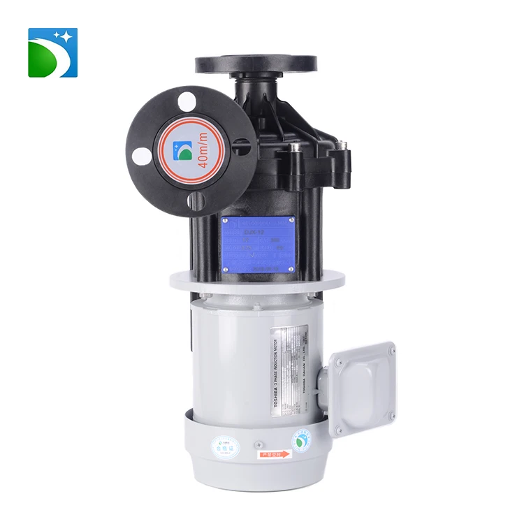 DJX-12-PP Material Long-life Horizontal Magnetic Drive Chemical Magnetic Pump Water Pumps
