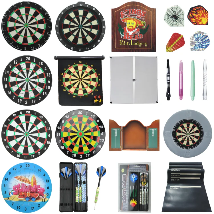 Indoor Game Unique Solid Wood Dartboard Cabinet for Paper Dart Boarnd And Sisal Bristle Dartboard