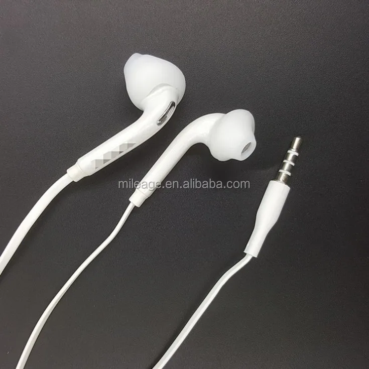 Лидер продаж спортивные наушники-вкладыши S7 S6 белые мобильные наушники гарнитура для Samsung Galaxy