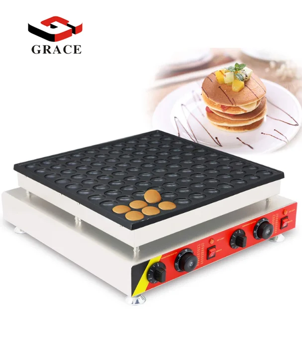 2019 Hot Sale New Style Electric Commercial Gas Or Electric 100 Holes Round Shape Muffins Machine Waffle Maker Dorayaki Machine