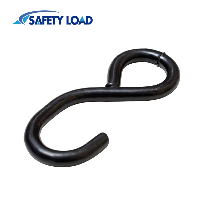 Металлический крючок с пластиковым покрытием, широко используемый 1 дюйм 750 кг 1 дюйм (25 мм) JIULONG с резиновым покрытием CN;ZHE JL9028 84 мм 9 мм