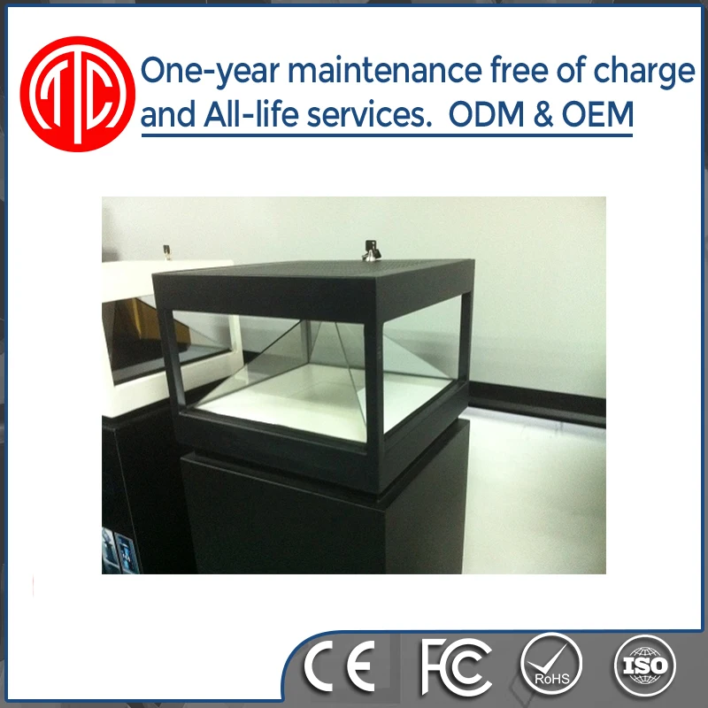 Full HD Resolution 3D Hologram Display for showing 3D holographic