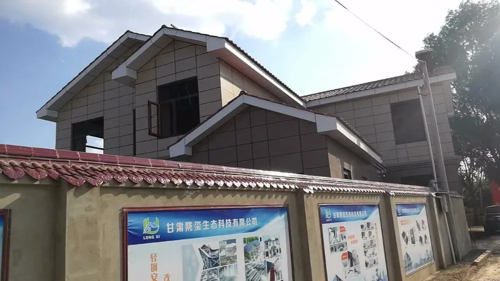 
Villa facade exterior wall cladding Reinforced Fiber cement lap siding installing board 