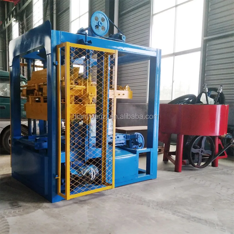 Widely used QTJ4-26 D block machine made in china  with wood pallets