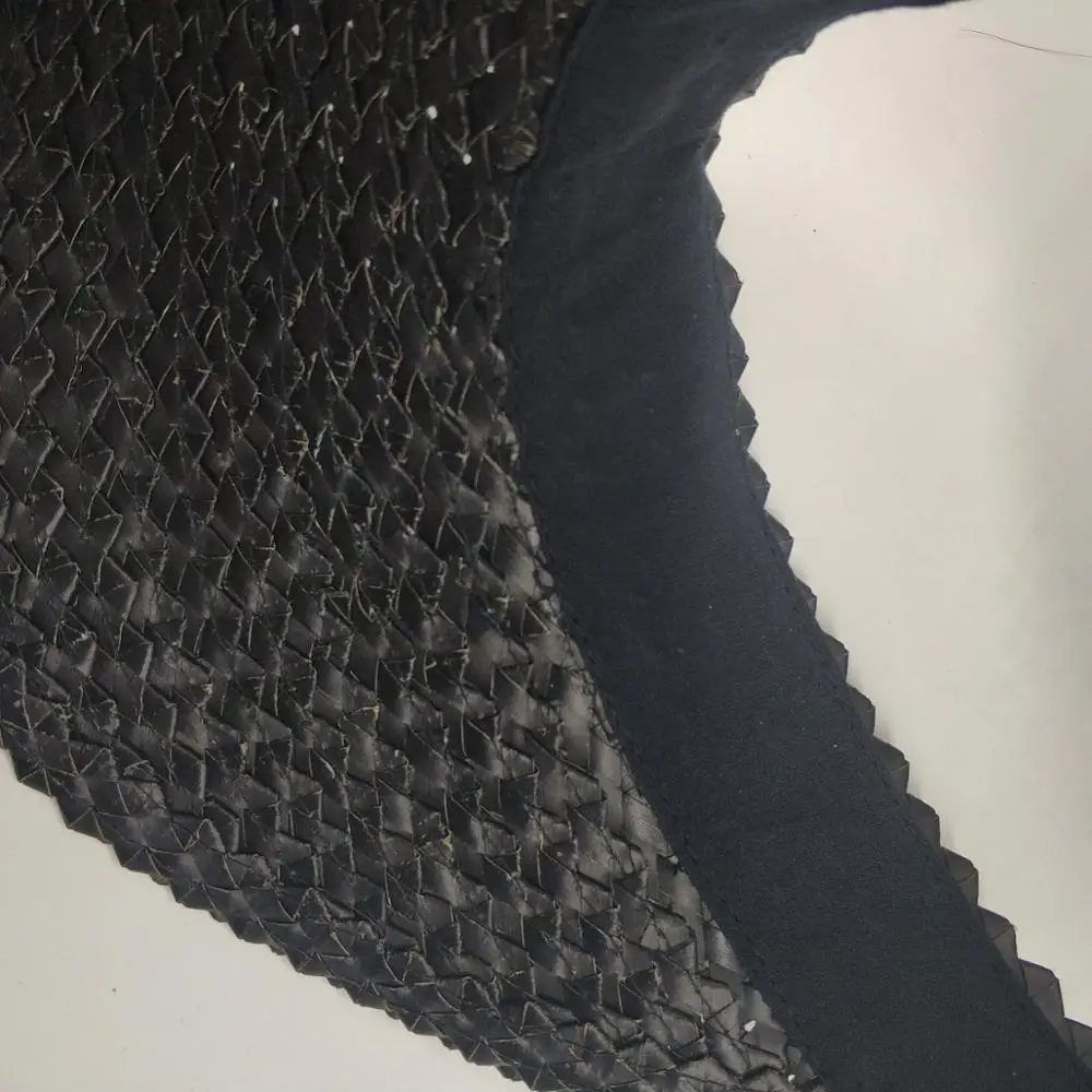 Crochet Hand Knitting Langya Straw Visor Sun Hat