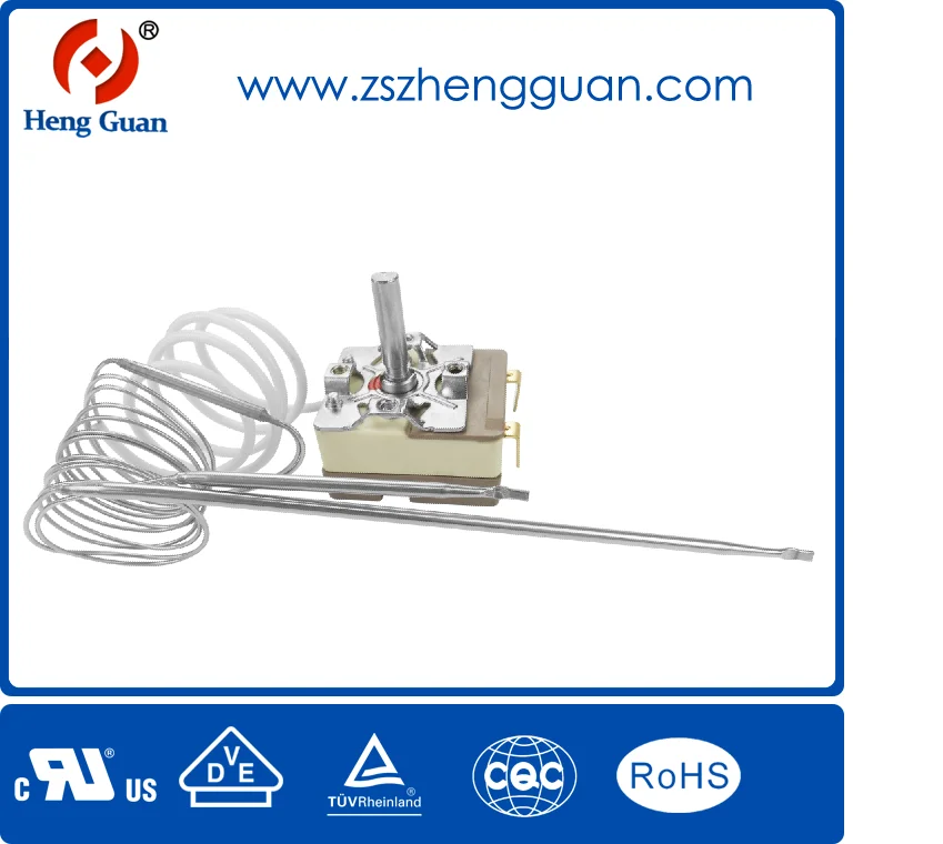 Zhongheng manufacturer capillary thermostat with CUL TUV