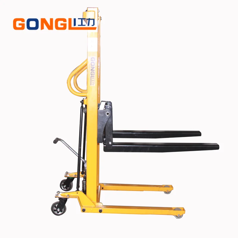 
500Kg Forklift 650*1150mm Hydraulic Hand Operated Forklifts 