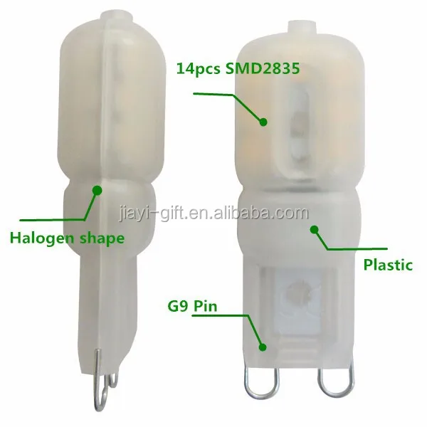 
LED Light G9 AC230V 240lm PF0.9 2.5W 360 Degree Dimmable G9 LED 