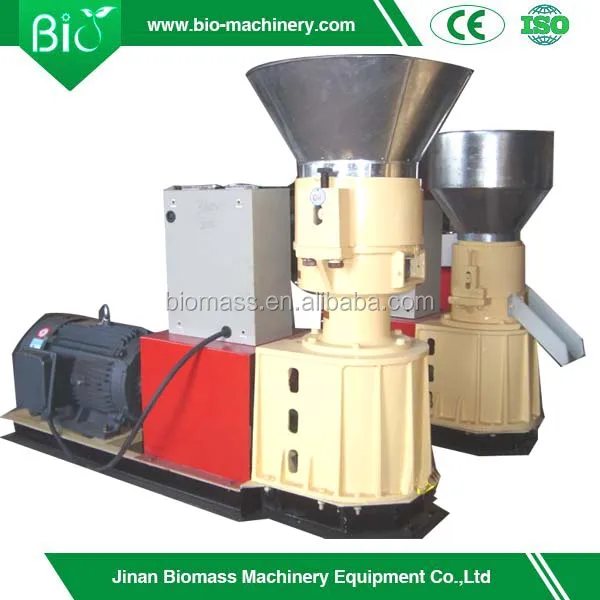 Poland best seller flat die pellet mill Rice bran wood pellet machine SKJ250,SKJ300