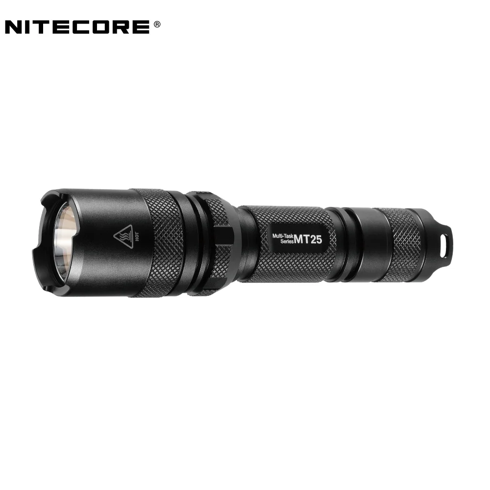  NITECORE MT25 390 люмен cr123a батарея для повседневного использования высококачественный фонарик самообороны тактический светодиодный фонарь