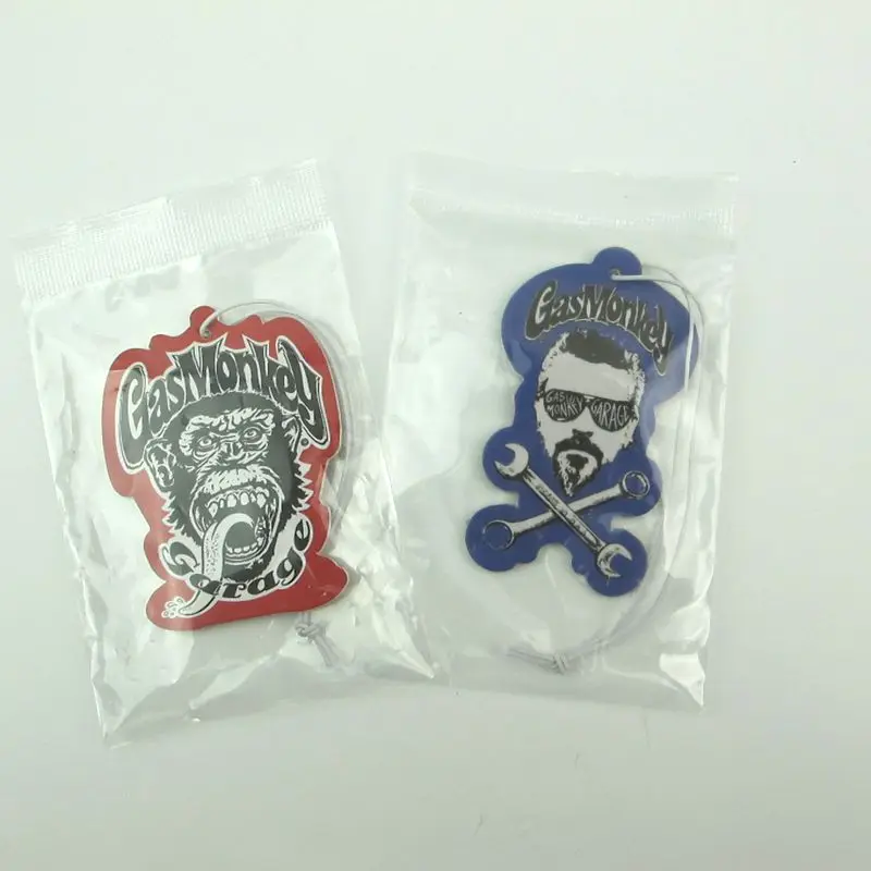 Custom made wholesale OEM airfreshner for car hanging air freshener paper