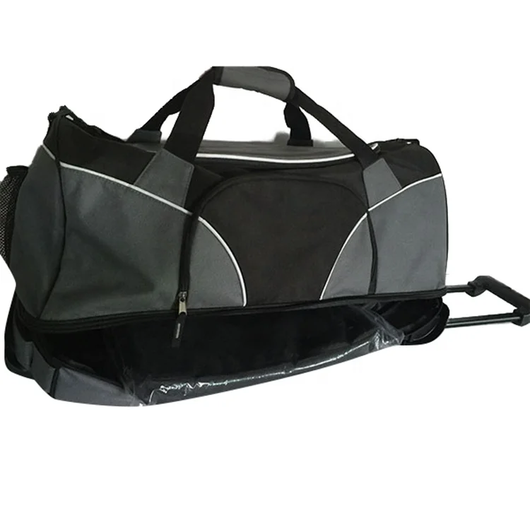 
Travel Lightweight Polyester Trolley Rolling Travel Bag 