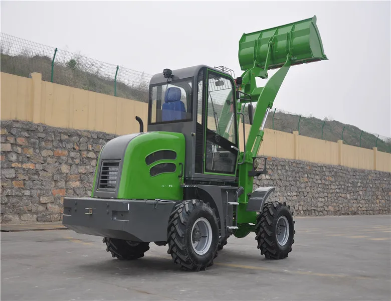 ZL12 mini small wheel loader with concrete mixer
