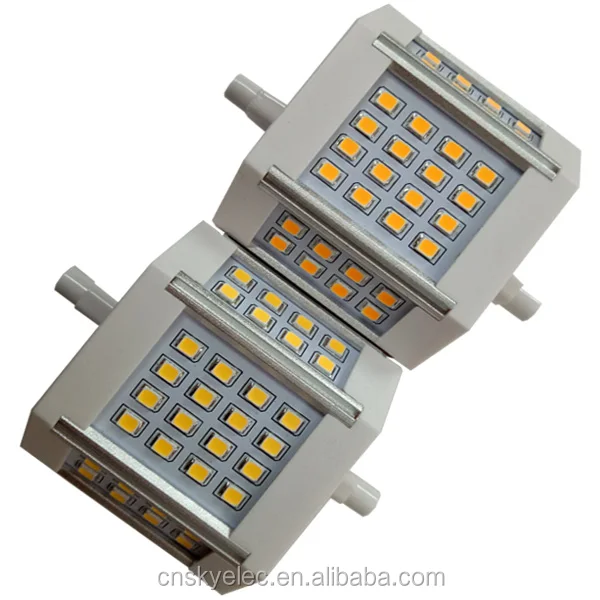 Светодиод с регулируемой яркостью, r7s, 10 Вт, j78, 110 В, 230 В, 85-265 В, 180 градусов, светодиодная лампа r7s, 78 мм, r7s, замена галогенных ламп