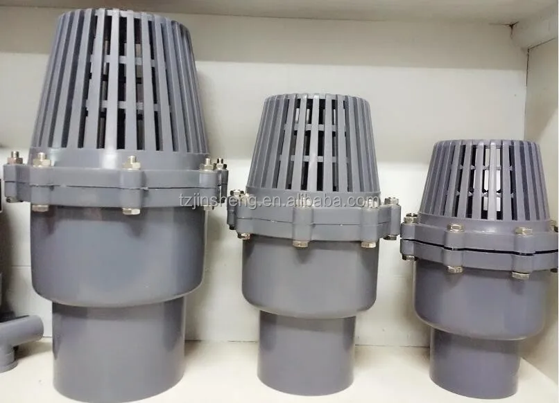 CPVC/ UPVC Plastic Ball Valve Display Foot Valve,UPVC Foot Valves 8 Inch,JS Manufacturer UPVC Foot Valve PN10