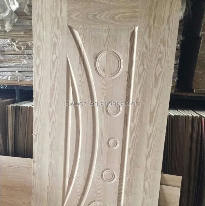 
HDF moulded Door Skin laminated Wood Veneer/Melamine 