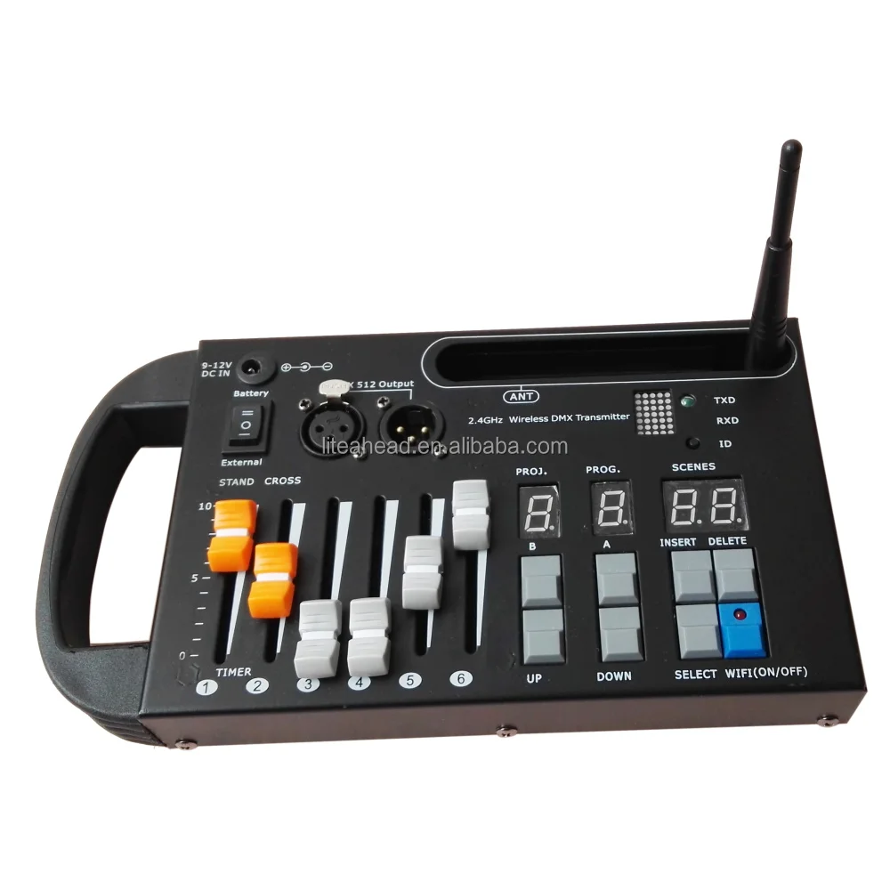 Беспроводной контроллер DMX 2,4G SEC3054w с Wi-Fi