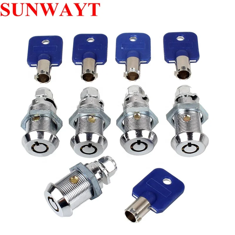 17mm/28mm game machine application keyed alike Tubular Key Cam Lock