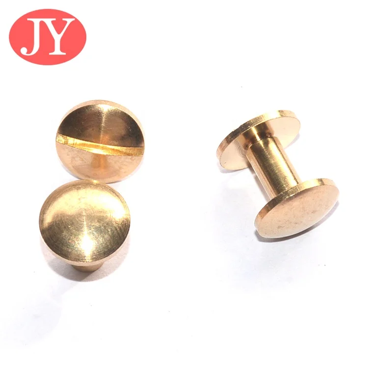 10*6 мм 100% Твердая латунь заклепка медная заклепка для мужского ремня