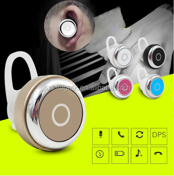 Качество качество A + небольшой стерео гарнитура bluetooth наушники для MP3 / MP4 / MP5