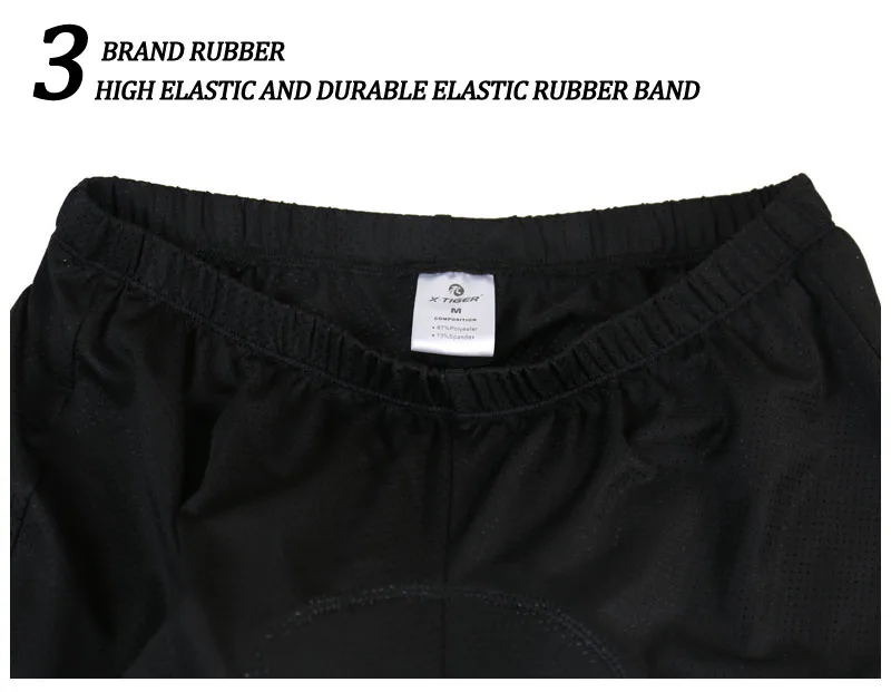 
X-Tiger Women Cycling Underwear Men 3D Padded Shockproof Mountain MTB Bicycle Shorts Riding Bike Sport Underwear Tights Shorts 