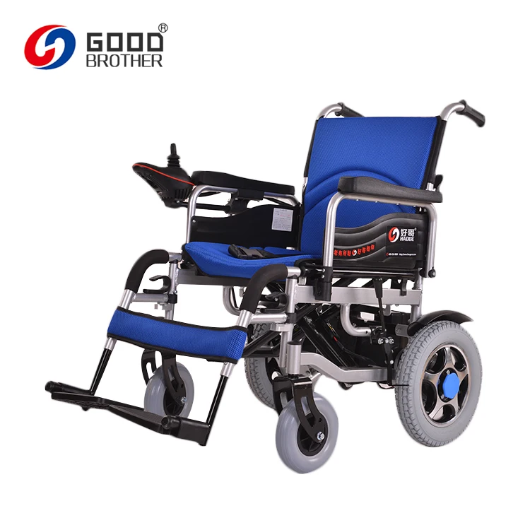HG-N560 Folding Dubai 24v 12AH battery  Electric Wheelchair  headrest  available