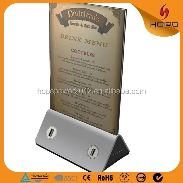 Новые инновационные меню стиль 6000 / 10000 мАч 4 usb зарядное устройство портативный зарядное устройство