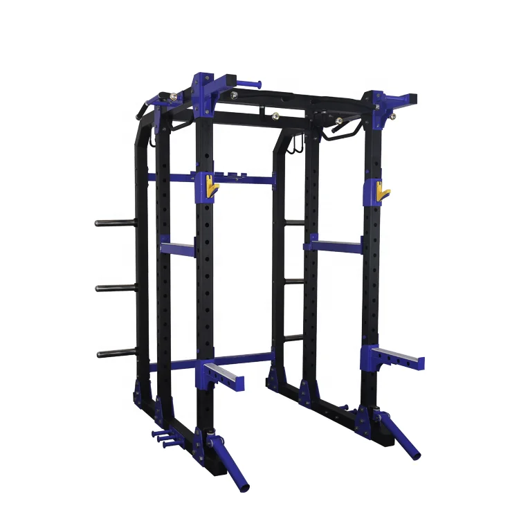 GYM FITNESS POWER SQUAT RACK CAGE STANDS CHIN UP DIPPING STATION