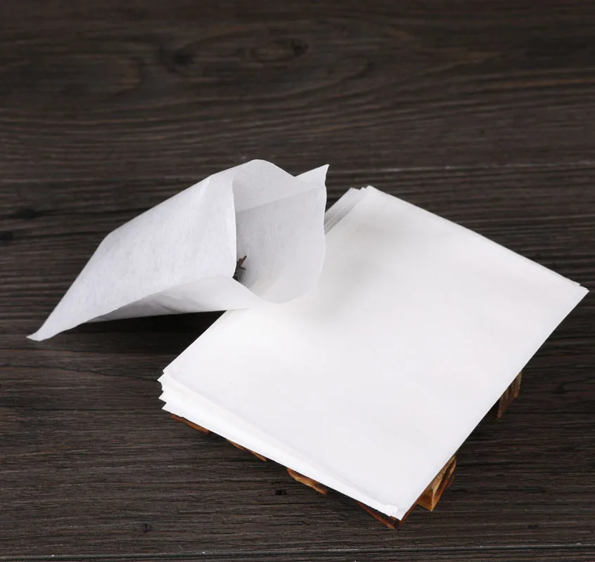 
Disposable heat seal Food grade filter paper for tea bags 1000 pieces in a pack 