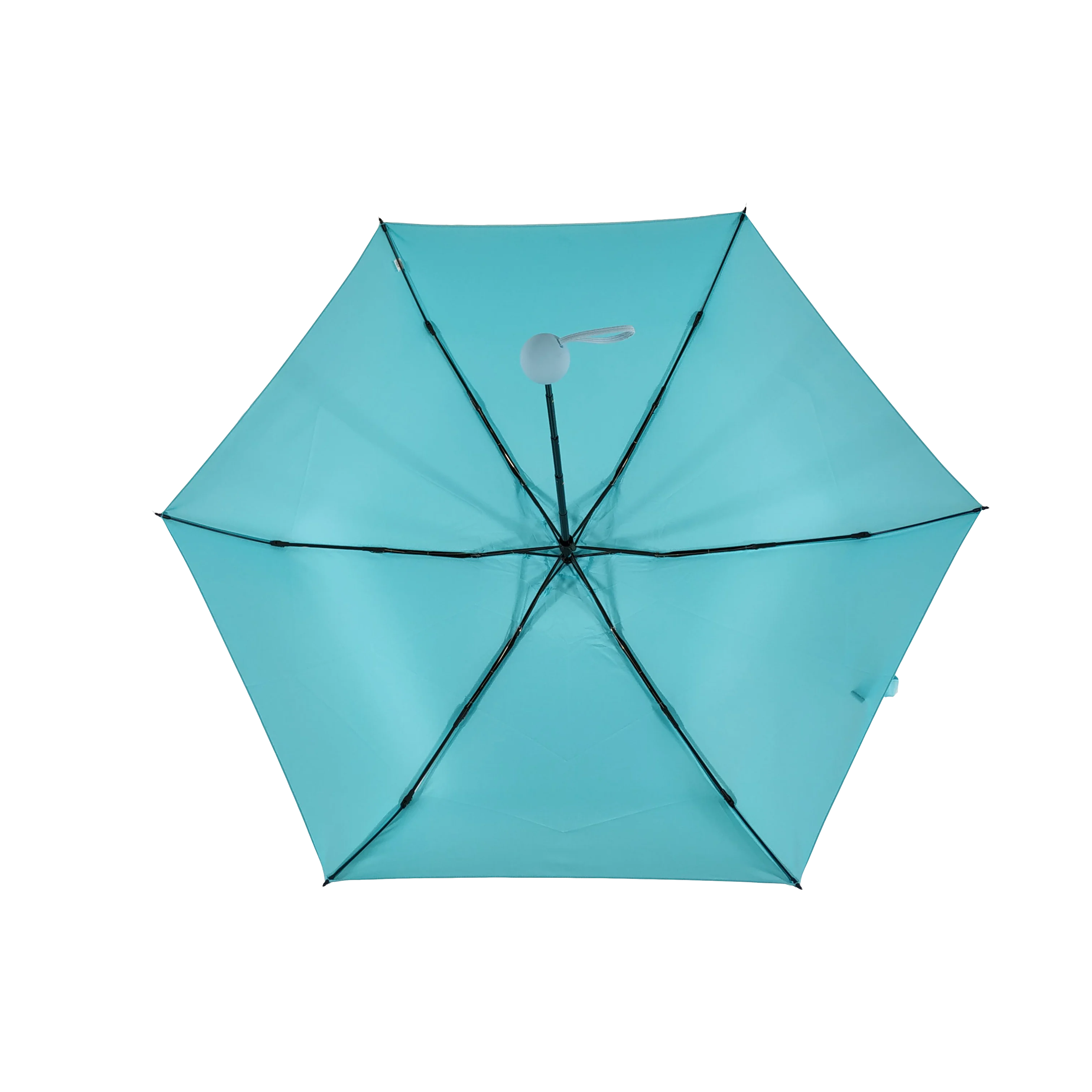 Custom Logo Small Size Mini Compact 5 Fold Capsule Umbrella In Case