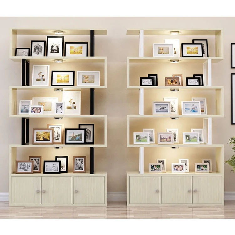 Wood Shelving Display Shelf for Grocery Packaged Foods In Supermarket