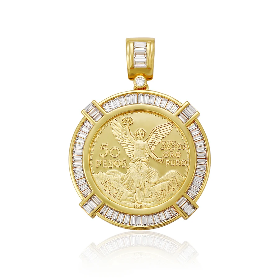 33065 xuping fashion gold pendant designs men pendant