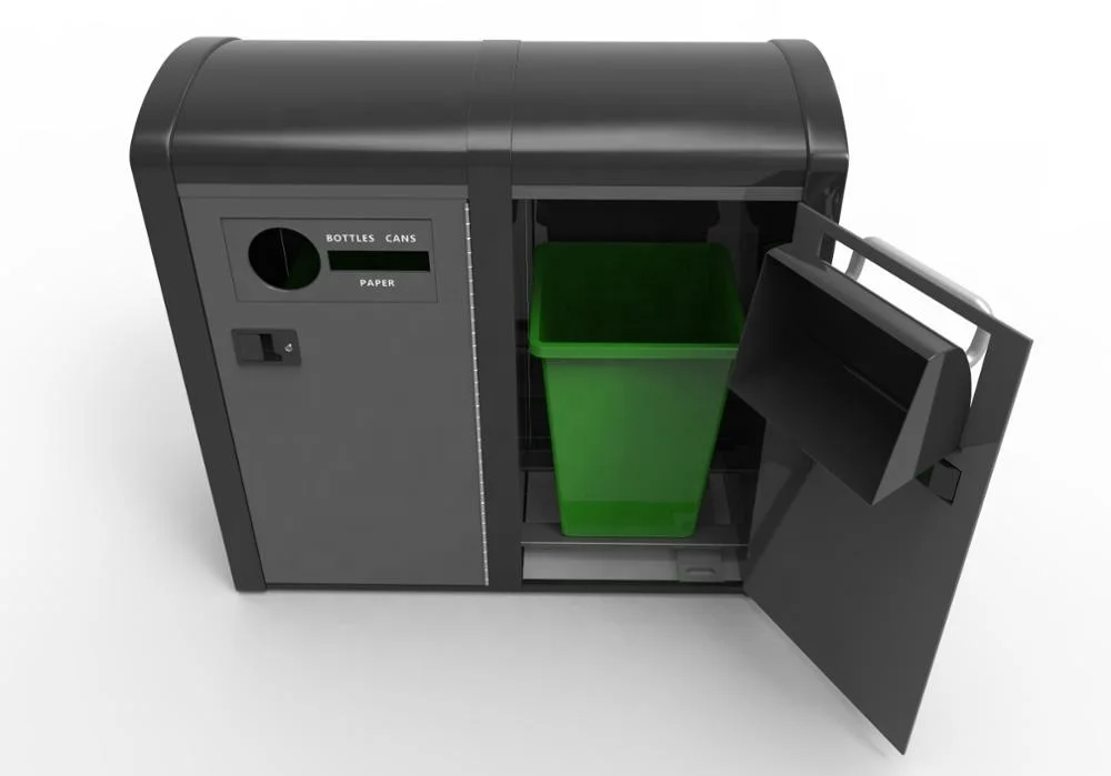 double dustbin trash cans for restaurants street recycle bin decorative bins