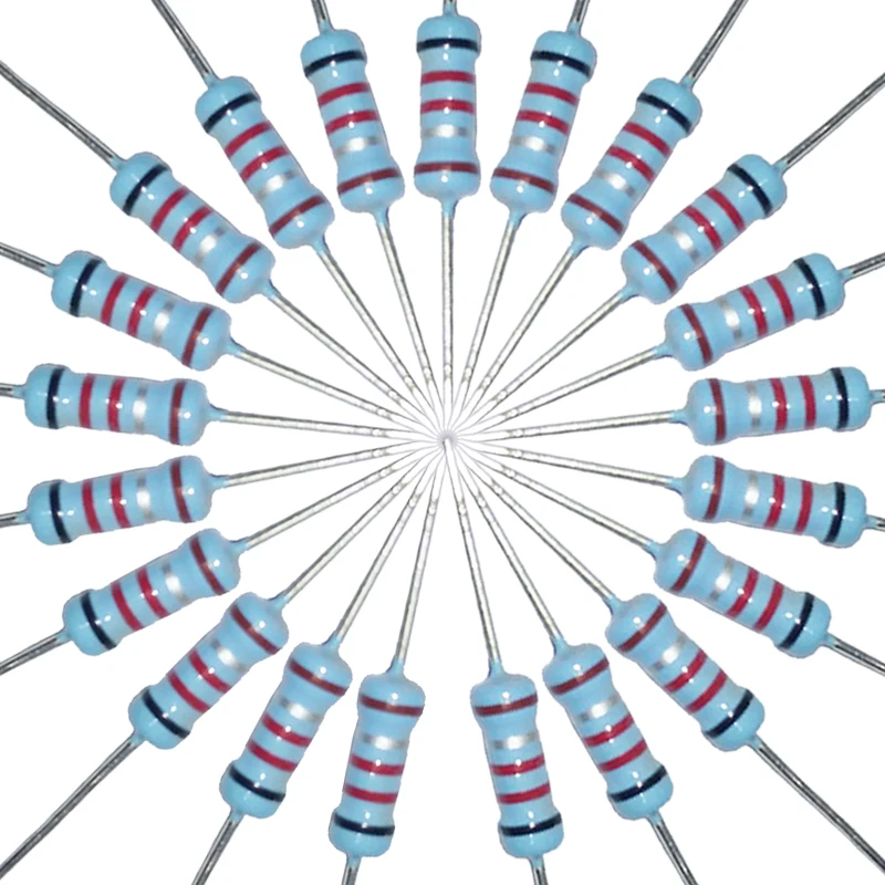 MOF type Fixed Resistor high quality Metal Oxide Resistor,Precision Resistor,Metal Oxide passive component resistance from QCR