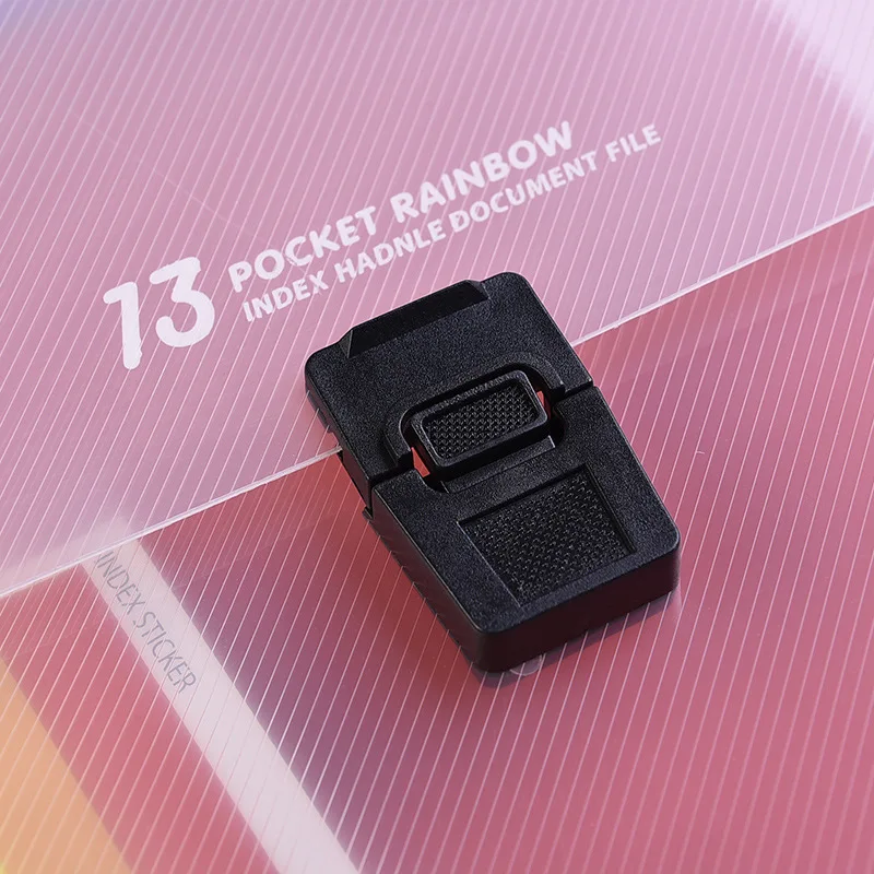 New Printed Strawberry Briefcase Organ Folder A4 Size Files Box Office Pocket Expanding File Document Bag