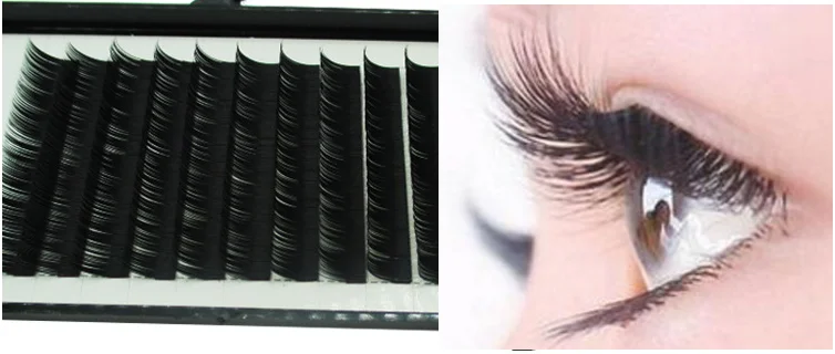 Частная торговая марка, шелковые ресницы для наращивания, Корея, ПБТ волокно, искусственные норковые ресницы, индивидуальные ресницы для наращивания