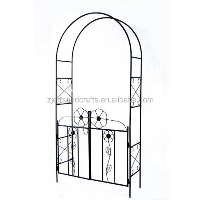 Cheap Hot Sell Wrought Iron Outdoor Garden Arch Trellis
