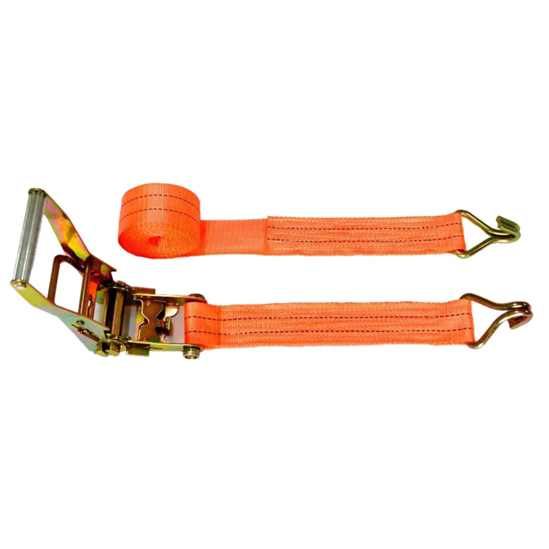 50mmx3m BS 2 ton cargo lashing strap belt with aluminum ratchet