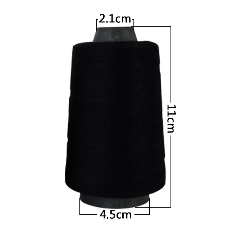 100% polyester spun 60/2 cotton overlocking sewing thread