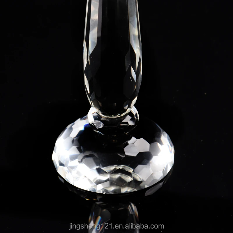 Europe Regional Feature 5 Arms Glass Crystal Candelabra For Wedding Decor