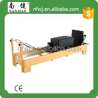 Nanjian Хорошее Качество Классическое коммерческое использование студия деревянный реформер оборудование для пилатеса для продажи реформер пилатеса