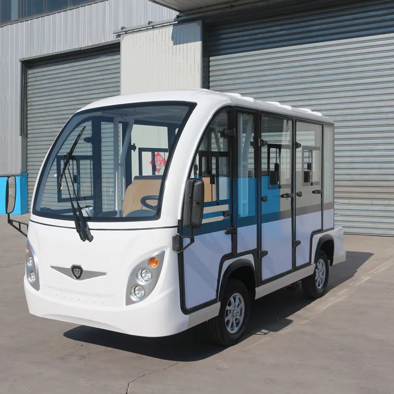 14 seats electric vehicle sightseeing shuttle bus with low price