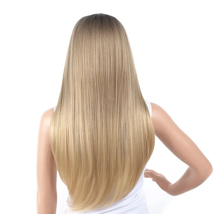 
Wholesale synthetic hair wigs wigs for black women Synthetic Fiber 100% High Temperature Long Straight Hair Party cosplay wigs 