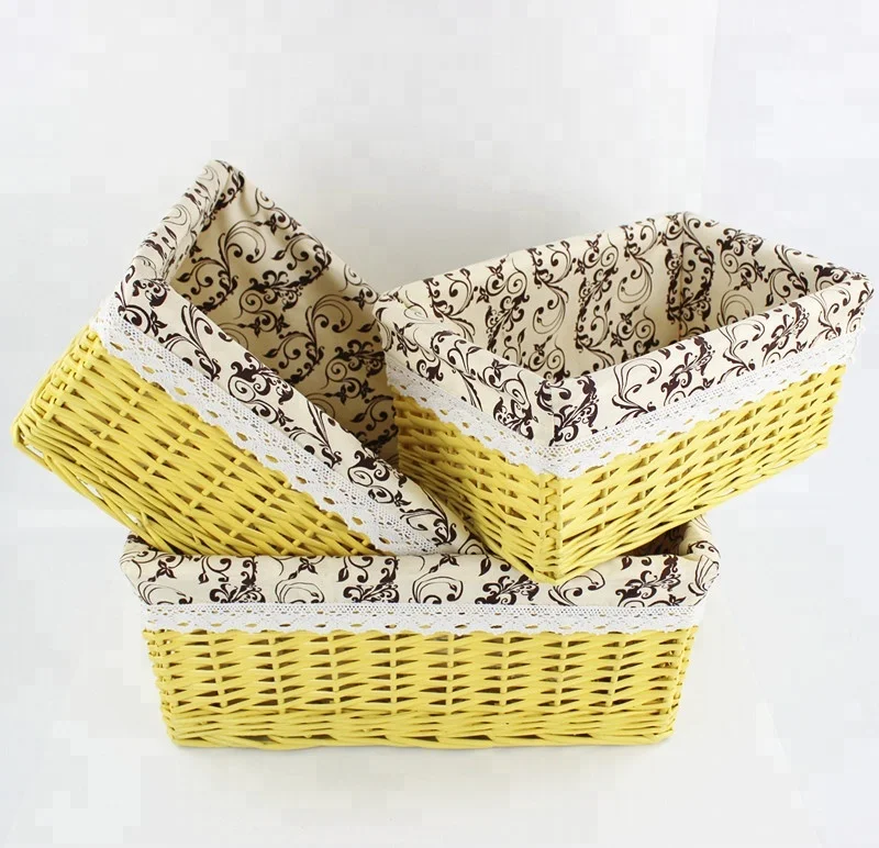 
factory manufacturer cheap wicker storage basket 