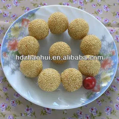 Chinese Snacks Sweet Food Sesame Ball with red bean paste filling Halal Food