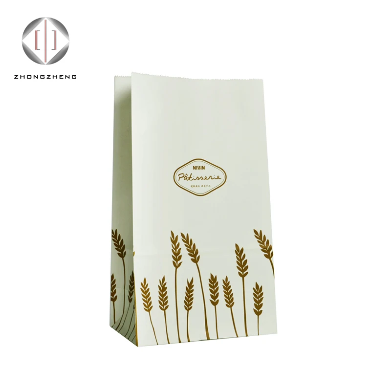 Kraft Bakery Bread Talking Paper Bag Popular Printed Side Gusset Recycled White Bread Packaging Confectionery Packaging Demand