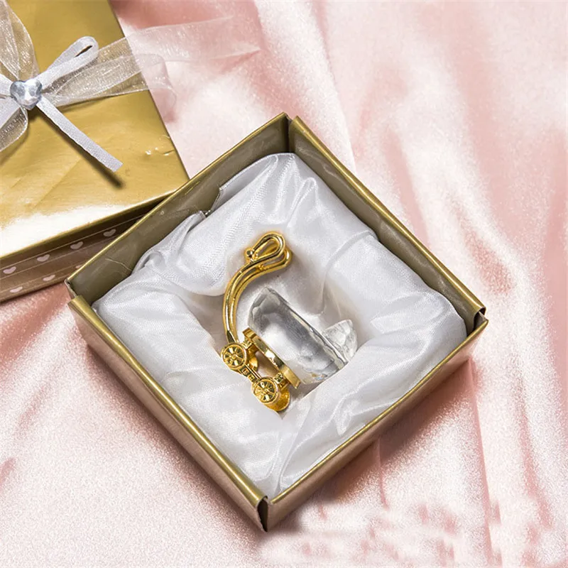 Luxury crystal Baby stroller as wedding business gift for sale
